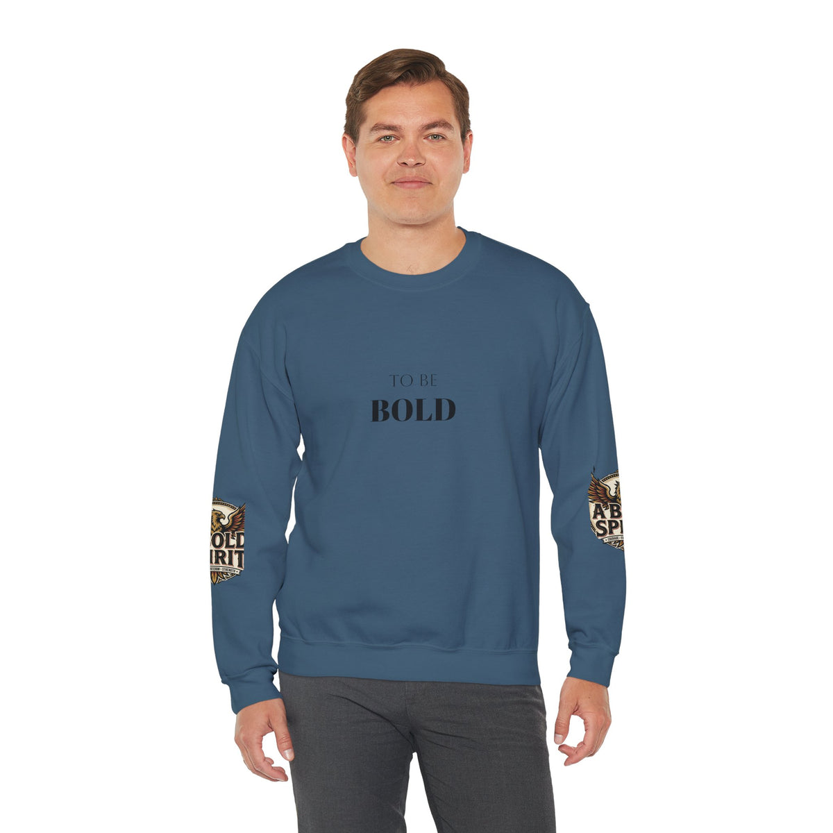 A Bold Spirit Crewneck Sweatshirt — Eagle Vintage Graphic Pullover