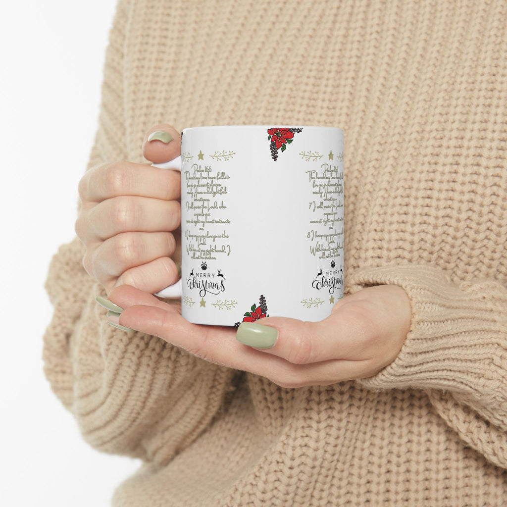 Christmas Psalms Ceramic Mug (11oz) — Merry Christmas Holiday Gift