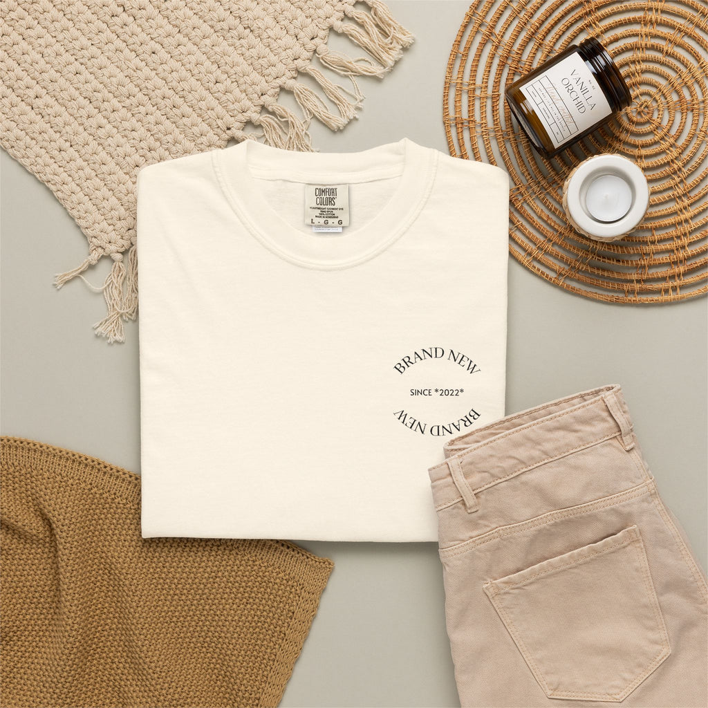 Brand New Garment-Dyed T-Shirt