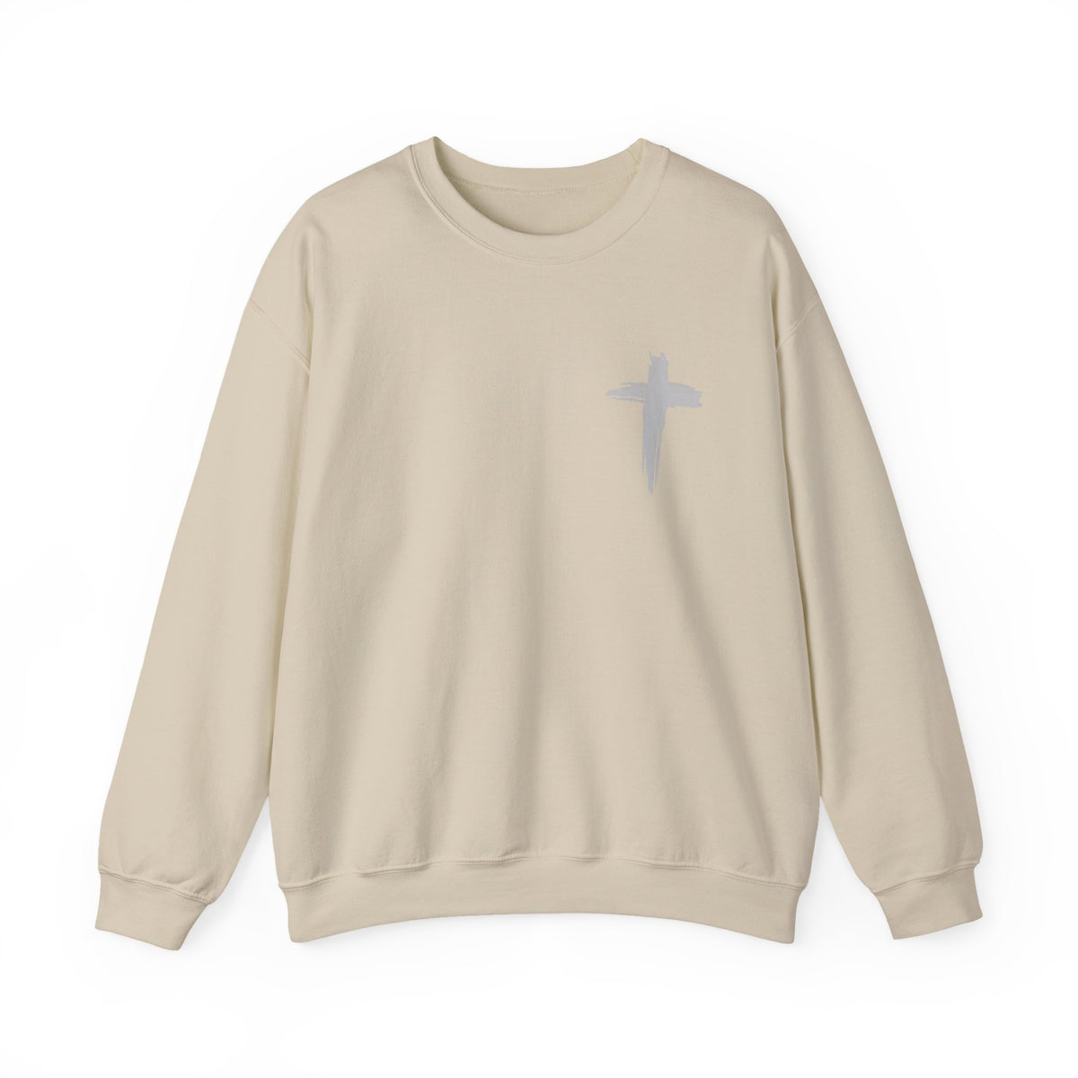 Cross Chest | Moving Forward Sweatshirt | Inspirational Christian Crewneck