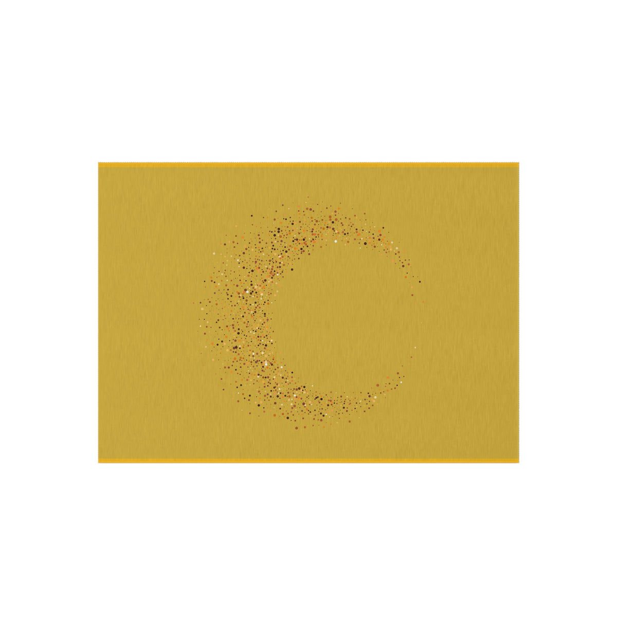 Elegant Crescent Confetti Outdoor Rug — Weatherproof Patio Doormat