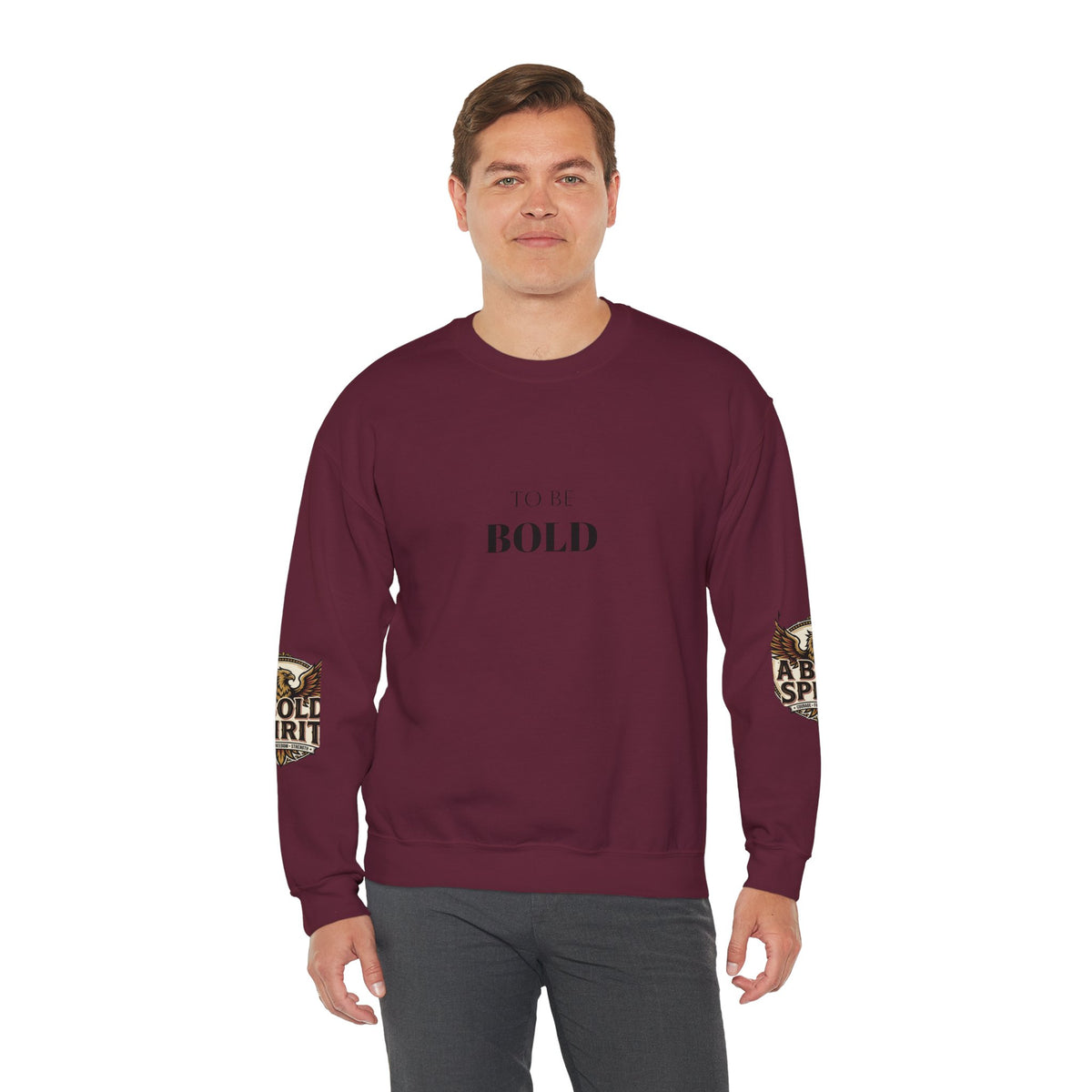 A Bold Spirit Crewneck Sweatshirt — Eagle Vintage Graphic Pullover