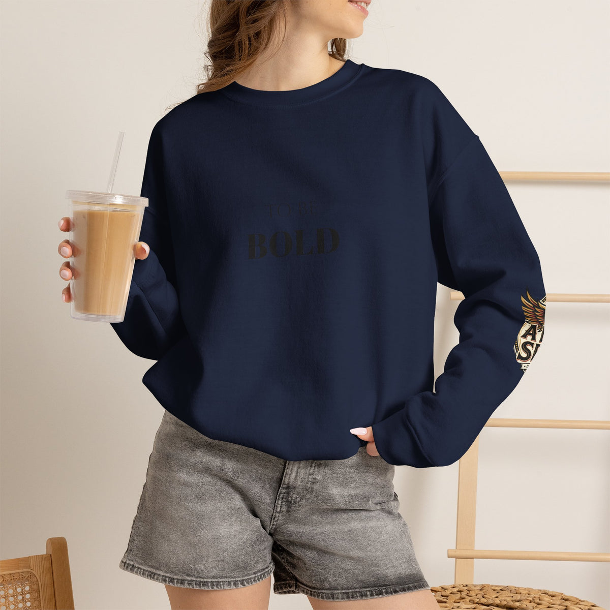 A Bold Spirit Crewneck Sweatshirt — Eagle Vintage Graphic Pullover