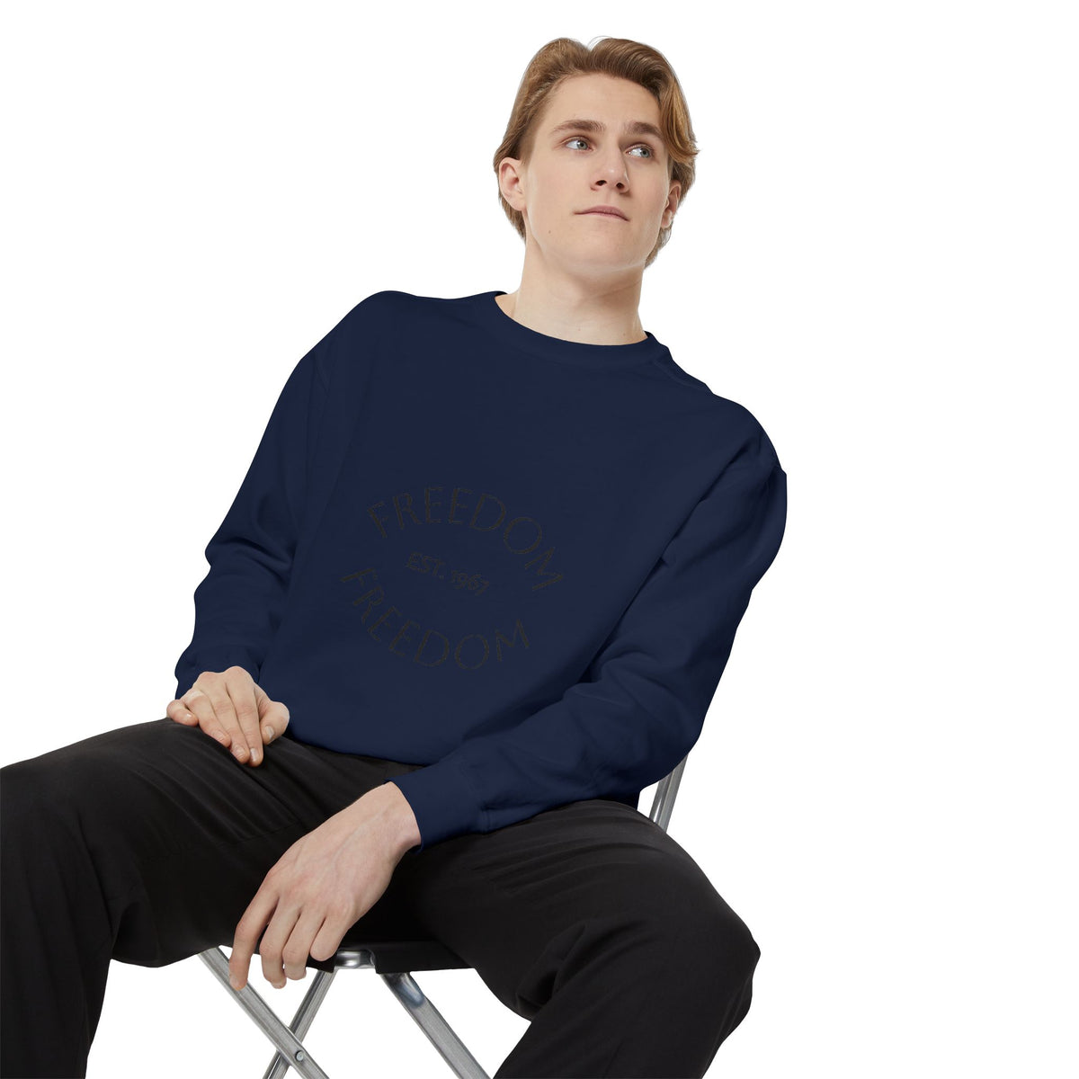 Freedom EST. 1967 Garment-Dyed Sweatshirt