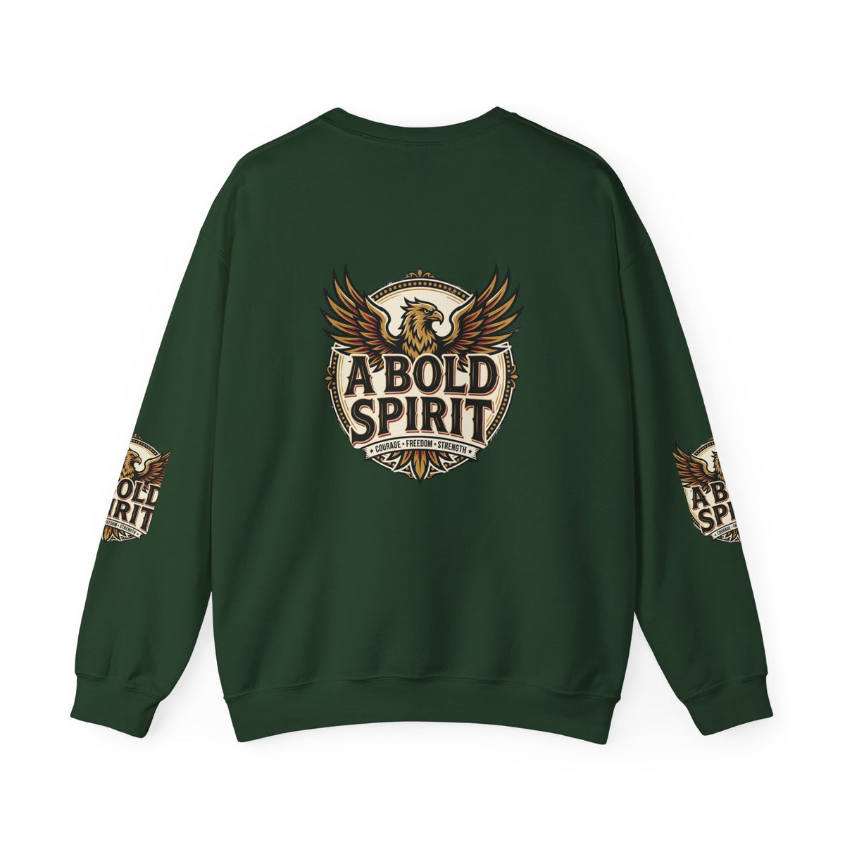 A Bold Spirit Crewneck Sweatshirt — Eagle Vintage Graphic Pullover