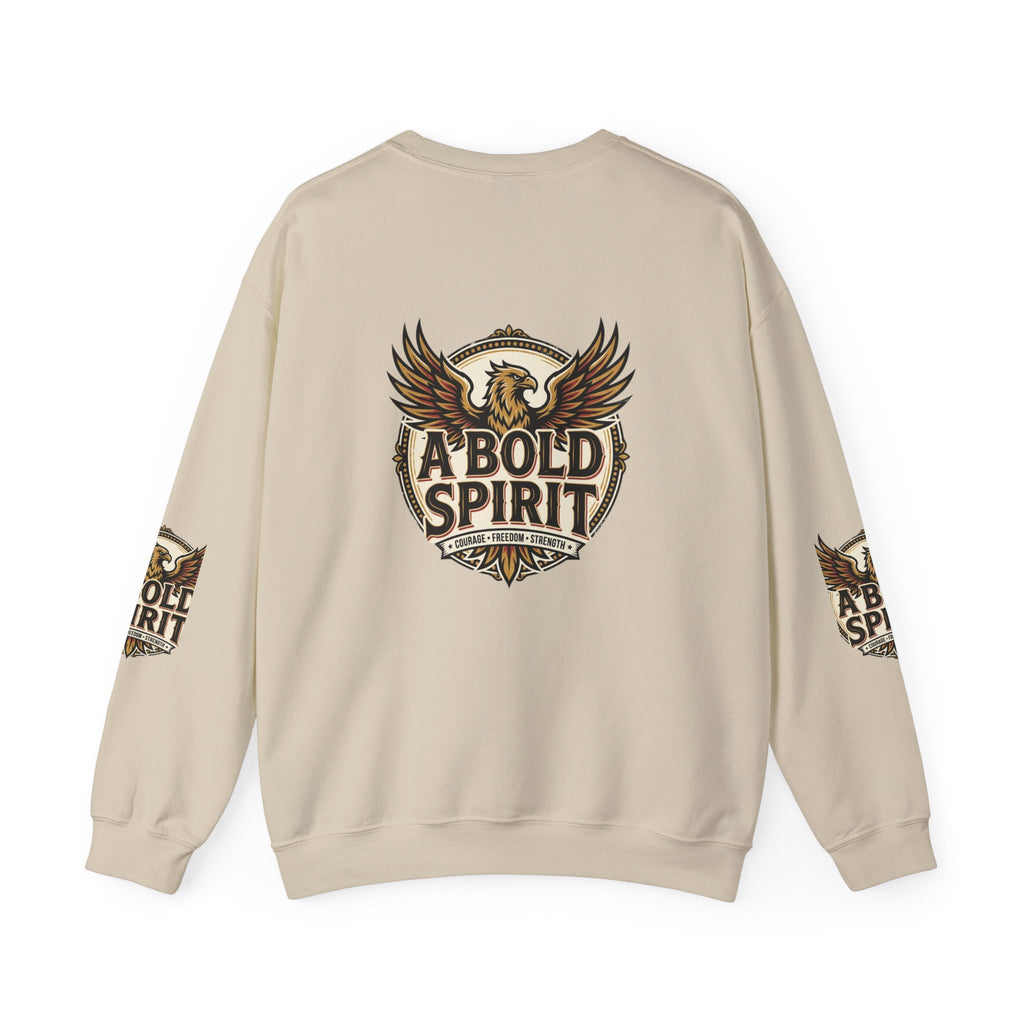 A Bold Spirit Crewneck Sweatshirt — Eagle Vintage Graphic Pullover