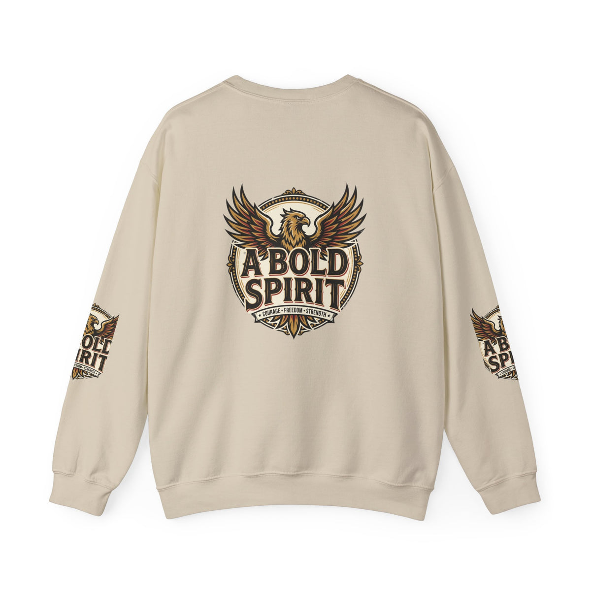 A Bold Spirit Crewneck Sweatshirt — Eagle Vintage Graphic Pullover