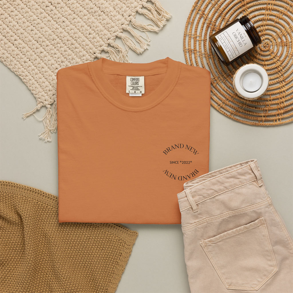 Brand New Garment-Dyed T-Shirt