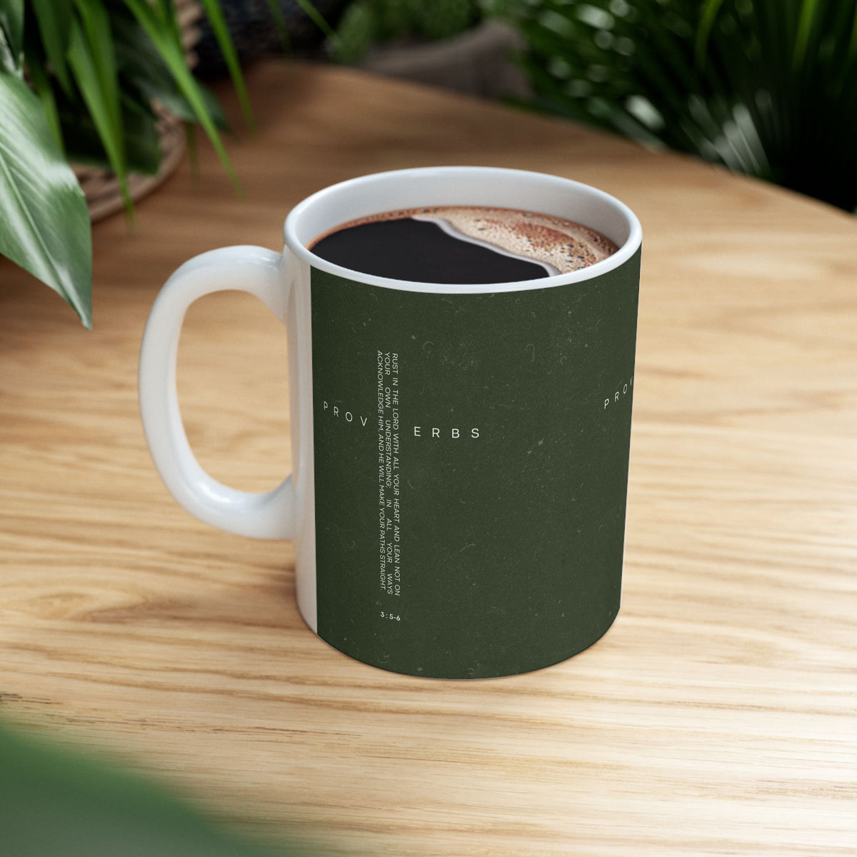 Proverbs Ceramic Mug Bible Verse Coffee Cup (11oz)