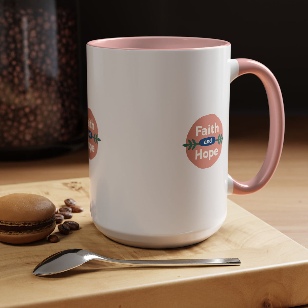 Inspirational Coffee Mug, Faith and Hope Mug