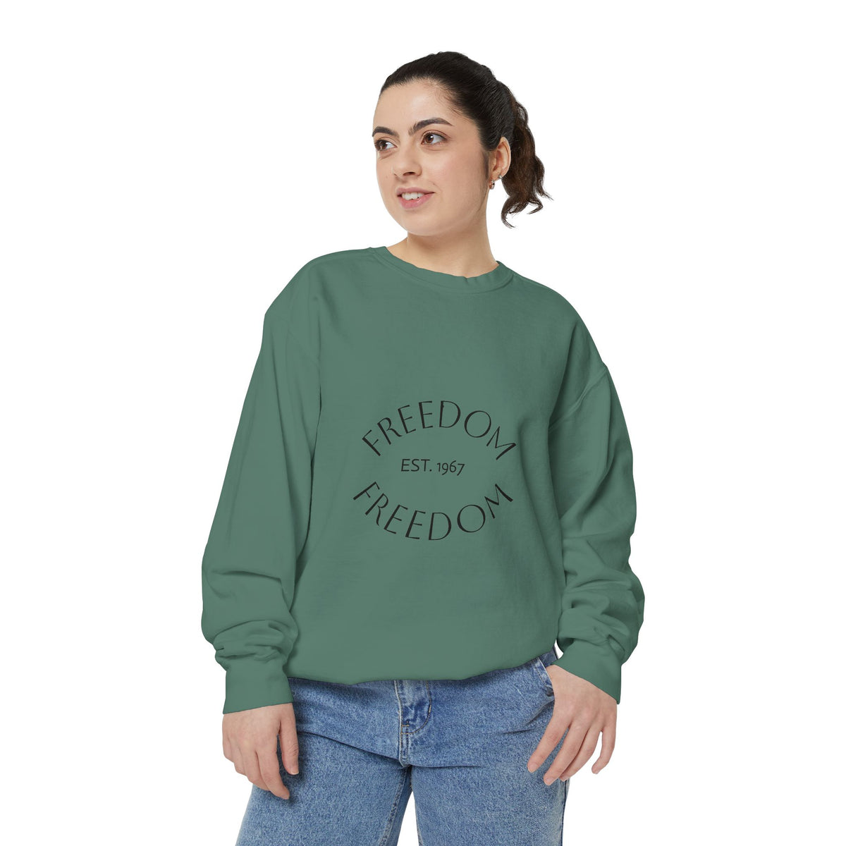 Freedom EST. 1967 Garment-Dyed Sweatshirt