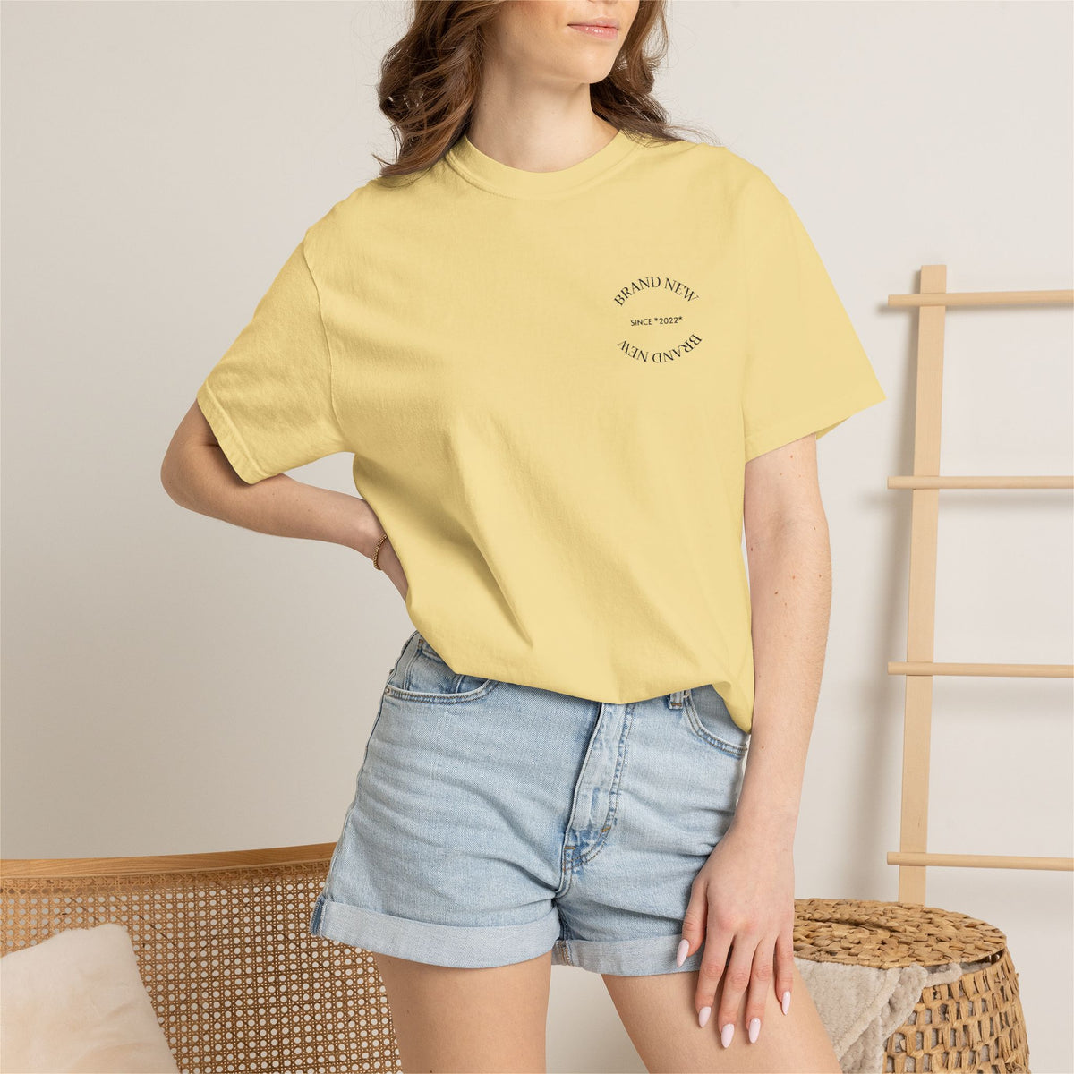 Brand New Garment-Dyed T-Shirt