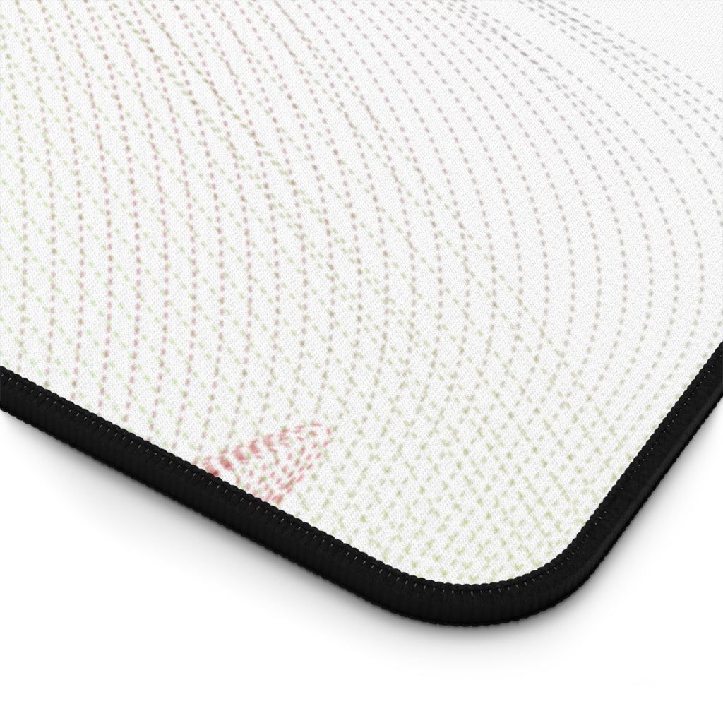 Minimalist Wireframe Desk Mat — Abstract Geometric Mouse Pad for Office & Home