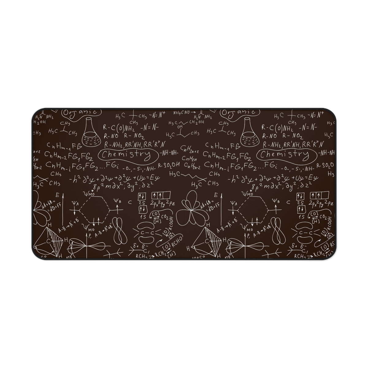 Chemistry-Science Theme Desk Mat with Chemistry Designs