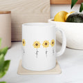 Sunflower Hope Ceramic Mug Inspirational Cup