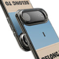 I Belong to Christ phone case | Clear Impact-Resistant Case