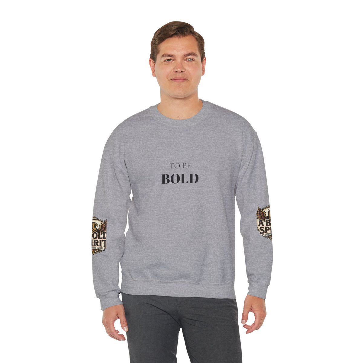 A Bold Spirit Crewneck Sweatshirt — Eagle Vintage Graphic Pullover