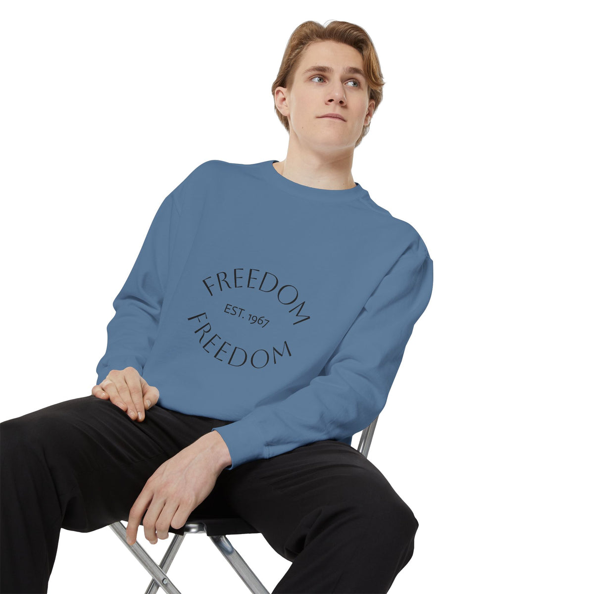 Freedom EST. 1967 Garment-Dyed Sweatshirt