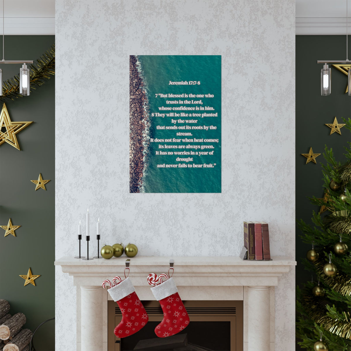 Jeremiah 17:7–8 Faith Scripture Poster