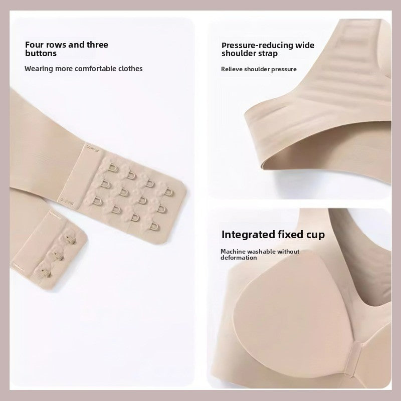 Exercise bra for shaping and enhancing the back and front appearance