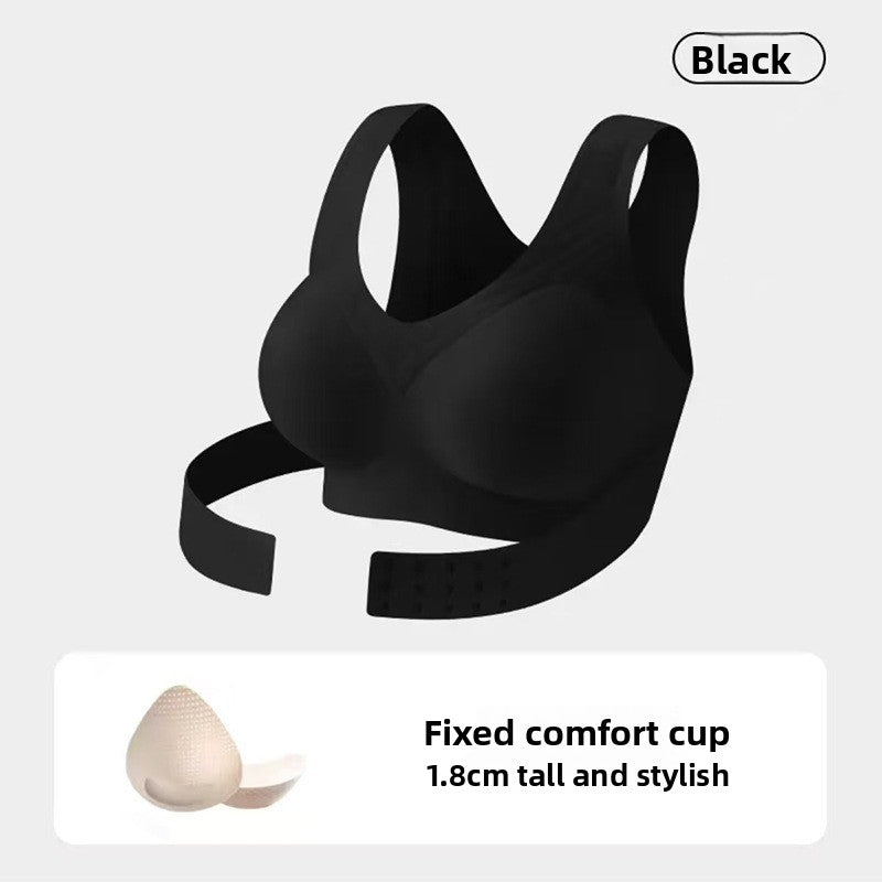 Exercise bra for shaping and enhancing the back and front appearance